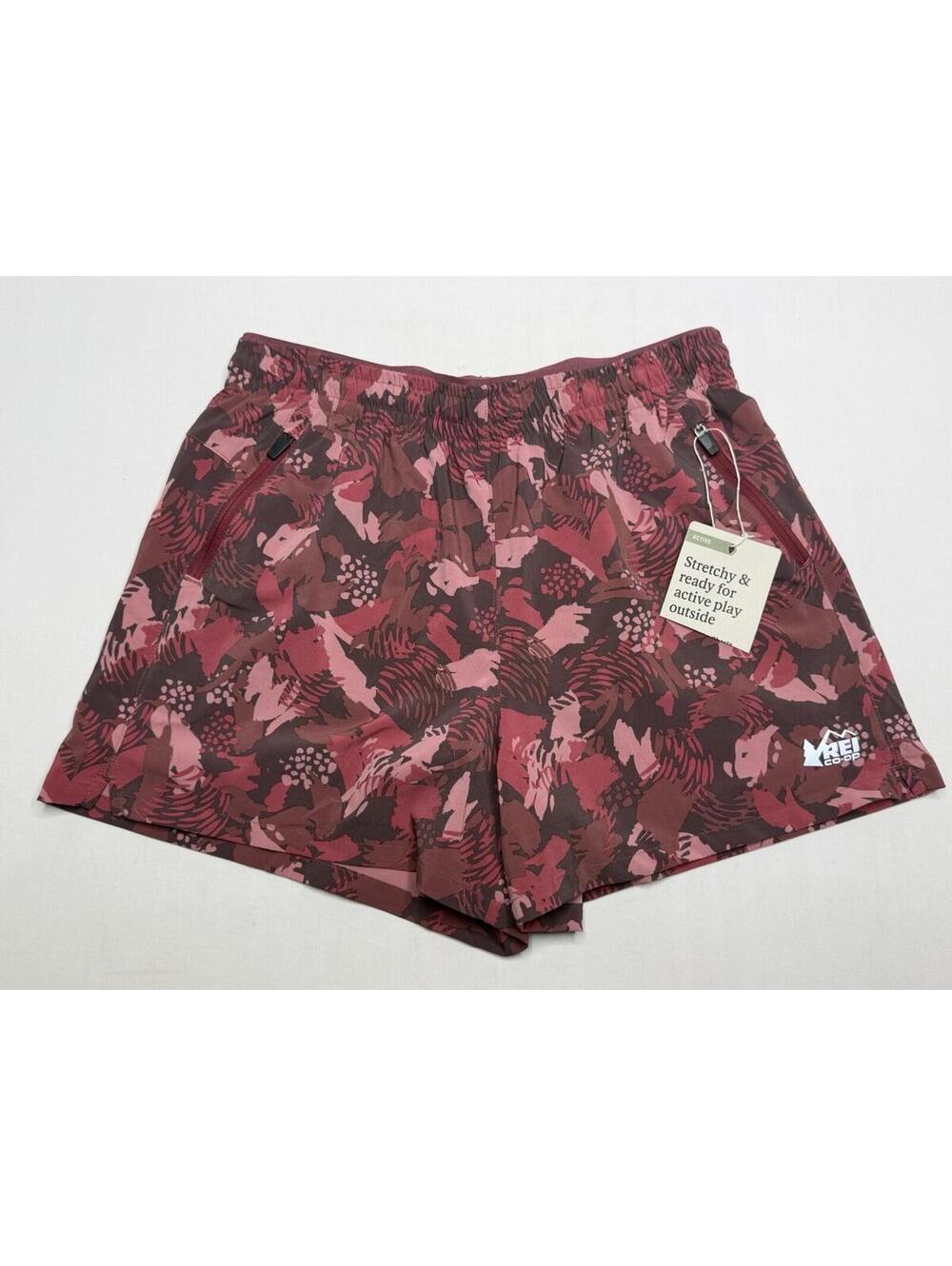 New REI Kids's LG Mauve Shadow Active Pursuits Shorts UPF 50+ Running